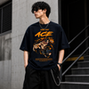 DRIFTSOUL Fire Fist Ace Oversized T-Shirt – 260 GSM Heavyweight Anime Streetwear