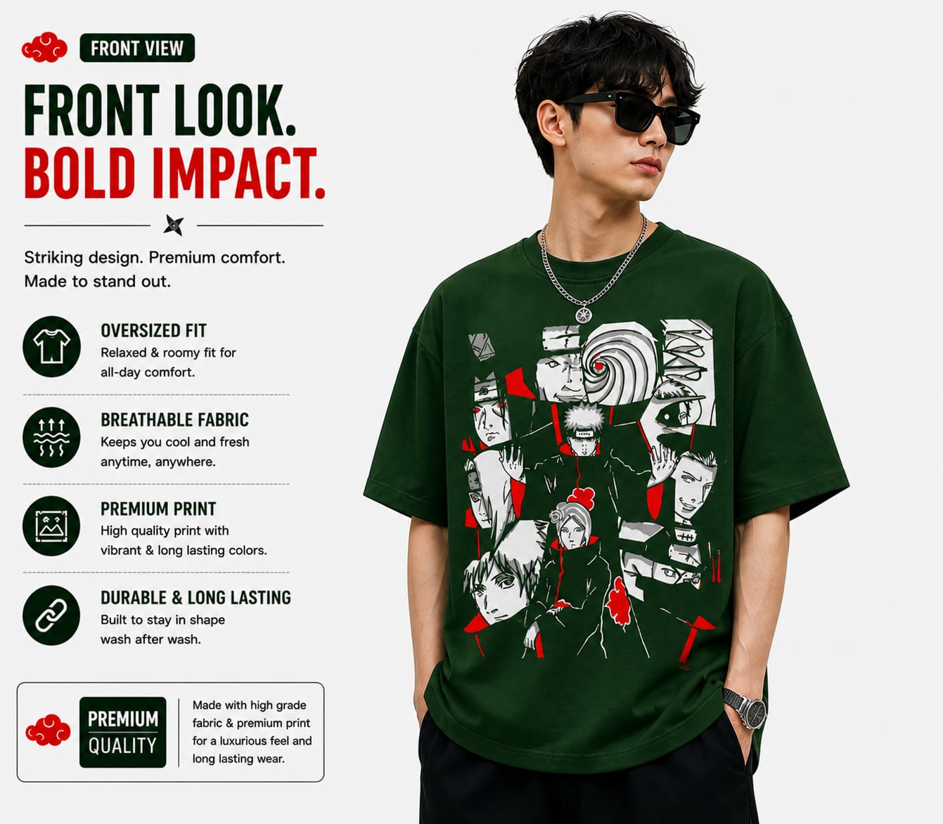 DRIFTSOUL Limitless Series Oversized Tee | 260 GSM Premium