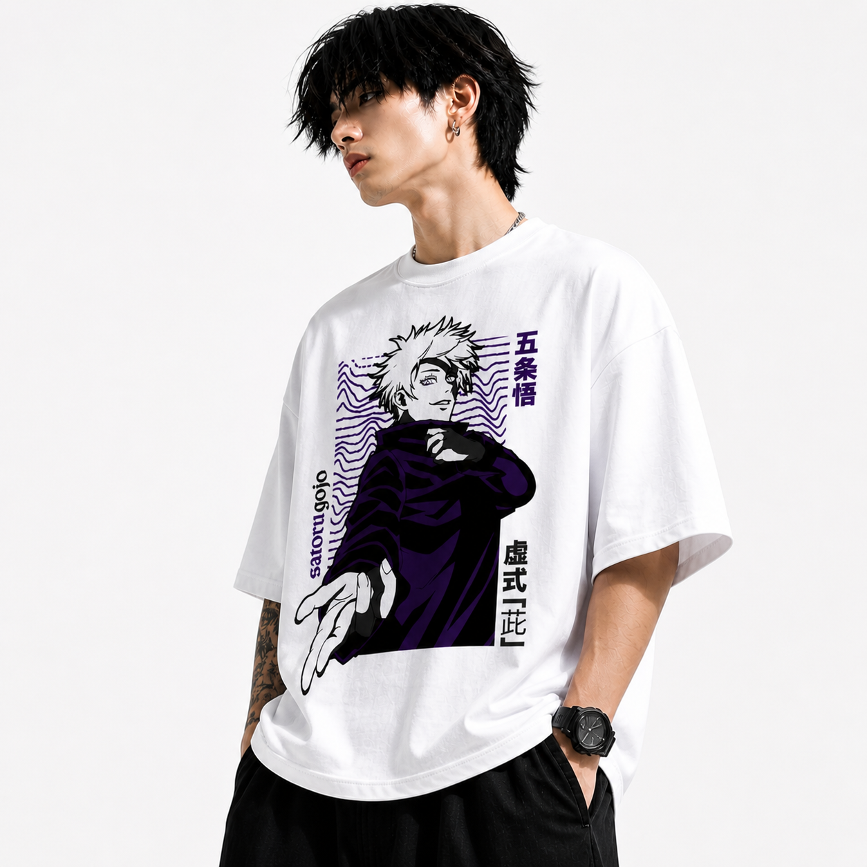 SATORU GOJO // LIMITLESS SERIES OVERSIZED TEE